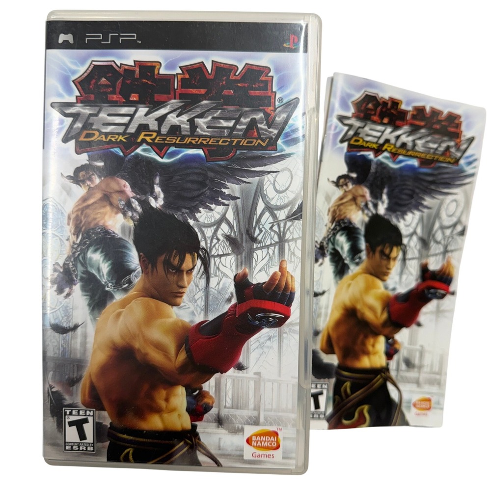 Tekken Dark Resurrection Sony PSP Game Bandai Namco CIB Manual